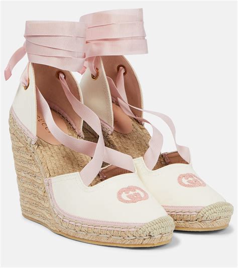 gucci hummingbird espadrilles|gucci espadrilles wedges.